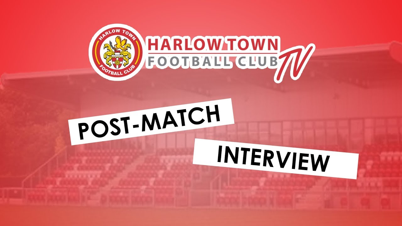 Harlow Town FC vs Merstham post match interview - 03/11/18