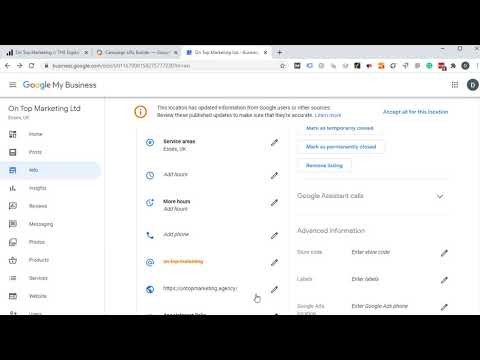 New Track Google My Business Traffic In Google Analytics (FAST)