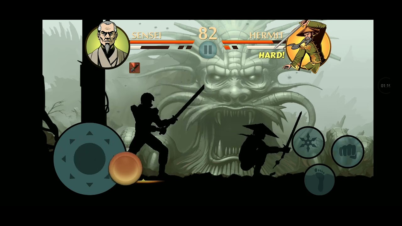 Shado fight2  Sensei vs Hermit