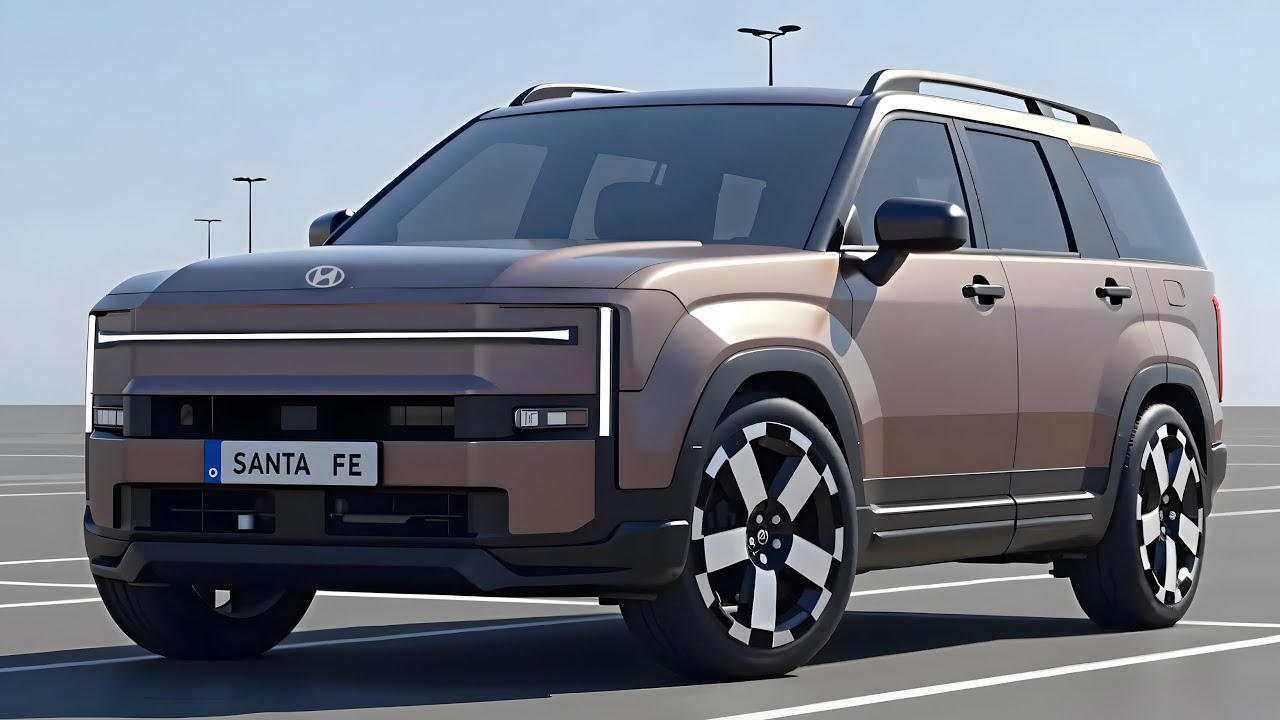 Представлен новый Hyundai Santa Fe 2027 года — смелый новый дизайн, больше прочности, новинка