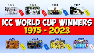 ICC Cricket World Cup Winners From 1975 to 2019