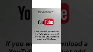 Do you know? | youtube fact | youtube download video #shorts #fact #youtube #download #youtubeshorts