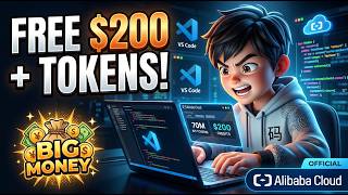 This Chinese Alibaba Cloud Website Provides 70 Million API Tokens & 12 Month $200 Credits FREE USERS