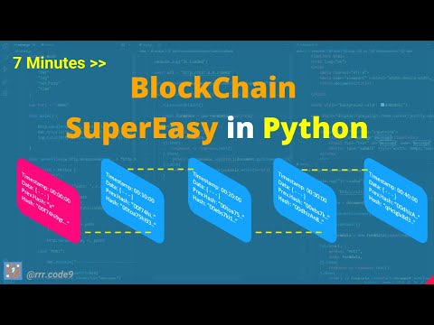 7 minutes | BlockChain, SuperEasy in Python