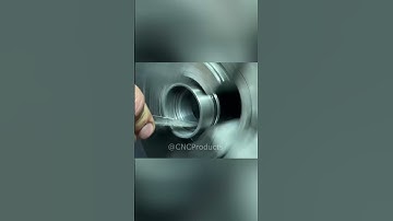 Boring a metal bushing on a lathe for restoration #lathe #cnc #processing #process #restoration