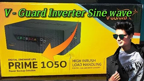 v guard Prime 1050 pure sine wave inverter/ sine wave vs square wave inverter