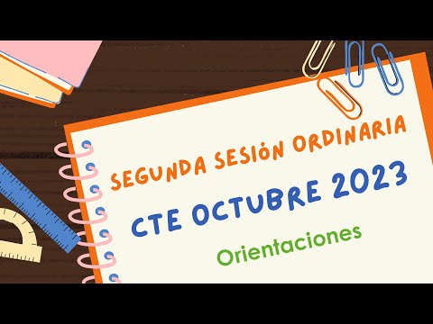 Orientaciones segunda sesión