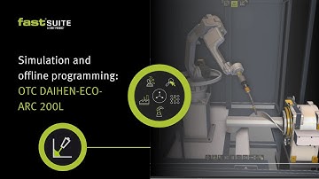 Simulation and offline programming of an OTC DAIHEN-ECO-ARC 200L
