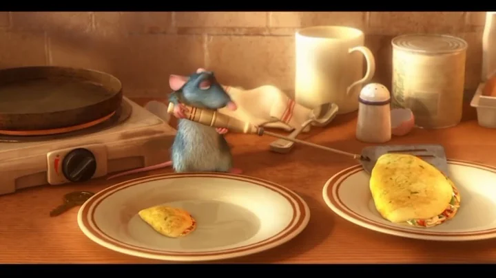 Top of the morning ratatouille remy cooking breakfast for him &  linguini omelette