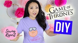 Tormund Giantsbane T-Shirt 👕 Game of Thrones DIY Embroidery Project | SEWING REPORT screenshot 2