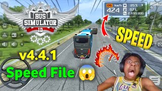 Bussid Speed File For Bussid 4.4.1 Update For Bus Simulator Indonesia | Full Speed File v4.4.1 😱 screenshot 5