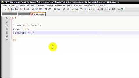 Tutorial php   4 variables rules   YouTube