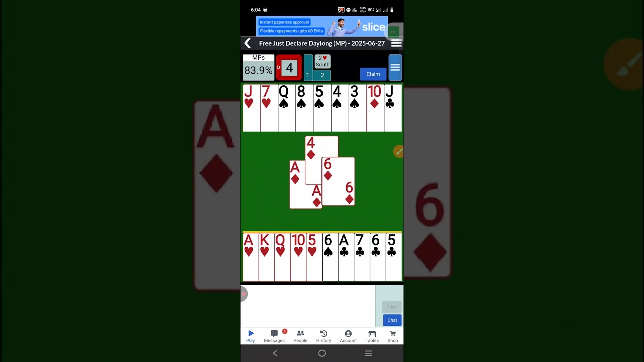 Bridge Base Online Championship: How I Scored 79.89% in the Free Tournament