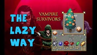 Vampire Survivors - The Lazy Way (Standing Still, Inlaid Library Hyper+Inverse mode)