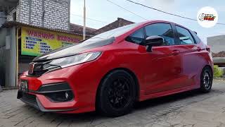Keren Kan Modifikasi Honda Jazz Rs Pake Velg Mobil Ring15 Mugen Mf8 Lebar 6.5 Et.42Ban 19550 123S