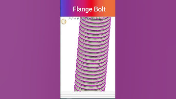 Flange Bolt #shorts #shortsfeed #cadmonkeys #solidworks #subscribe #shortvideo #viralreels#fyoupage