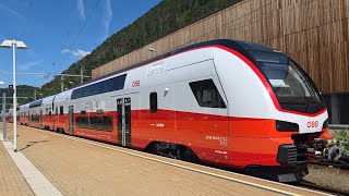 Fahrt mit dem neuen ÖBB Cityjet Doppelstock – Reihe 4734/4736 | Stadler KISS