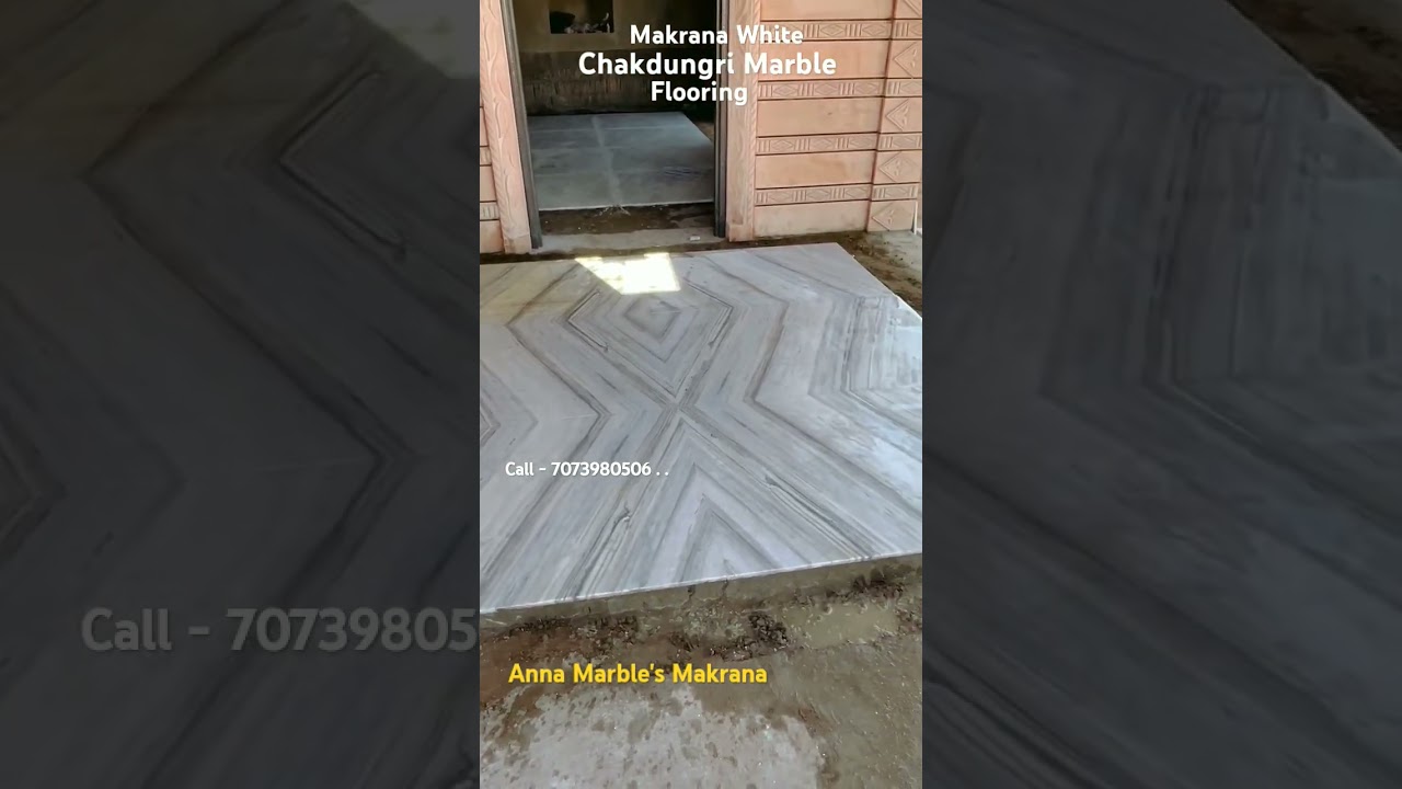 Makrana White Chakdungri Marble . White Chakdungri Marble Flooring . Call - 7073980506 .