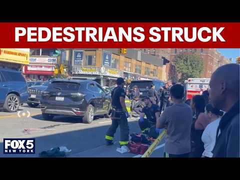 Multiple pedestrians hit by vehicle in the Bronx: 9 hospitalized