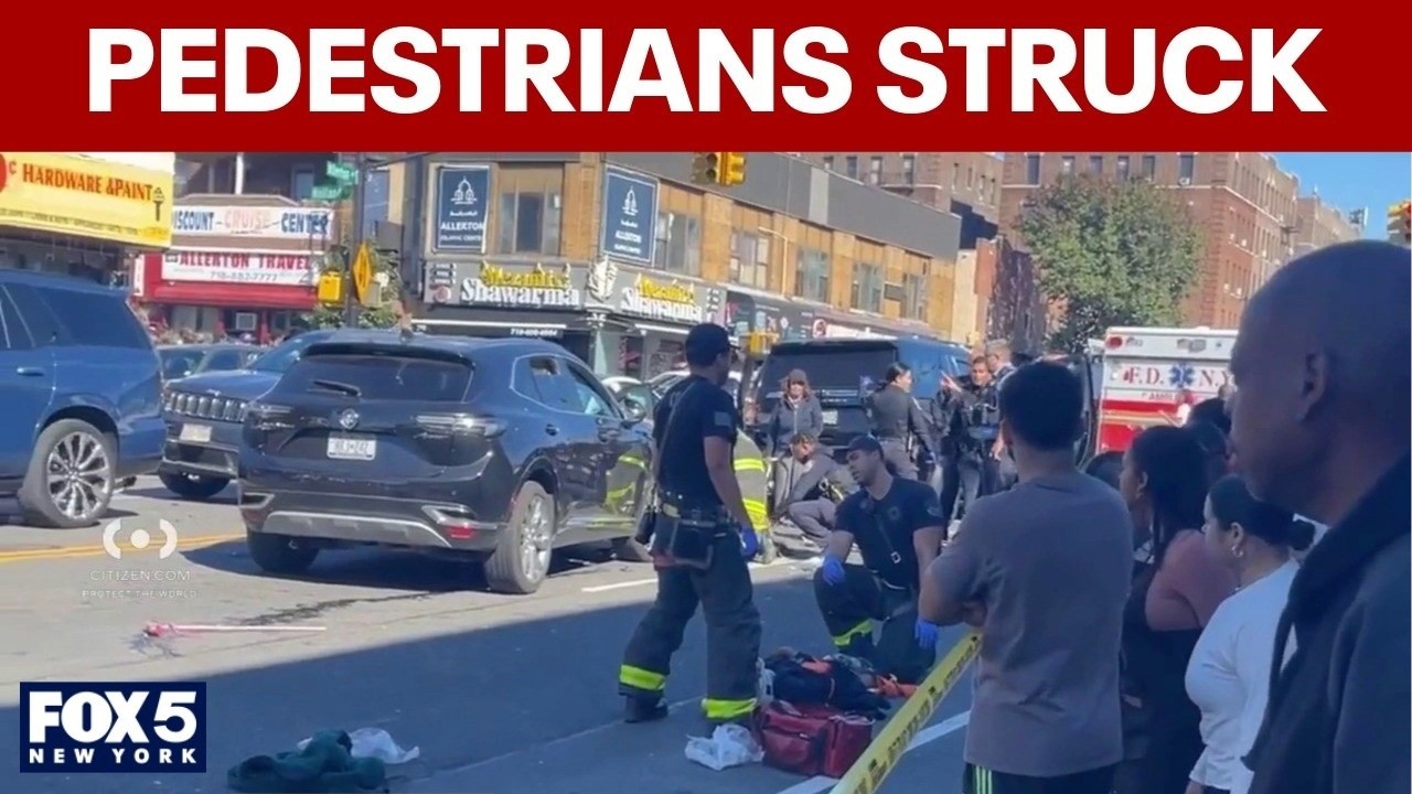 Multiple pedestrians hit by vehicle in the Bronx: 9 hospitalized