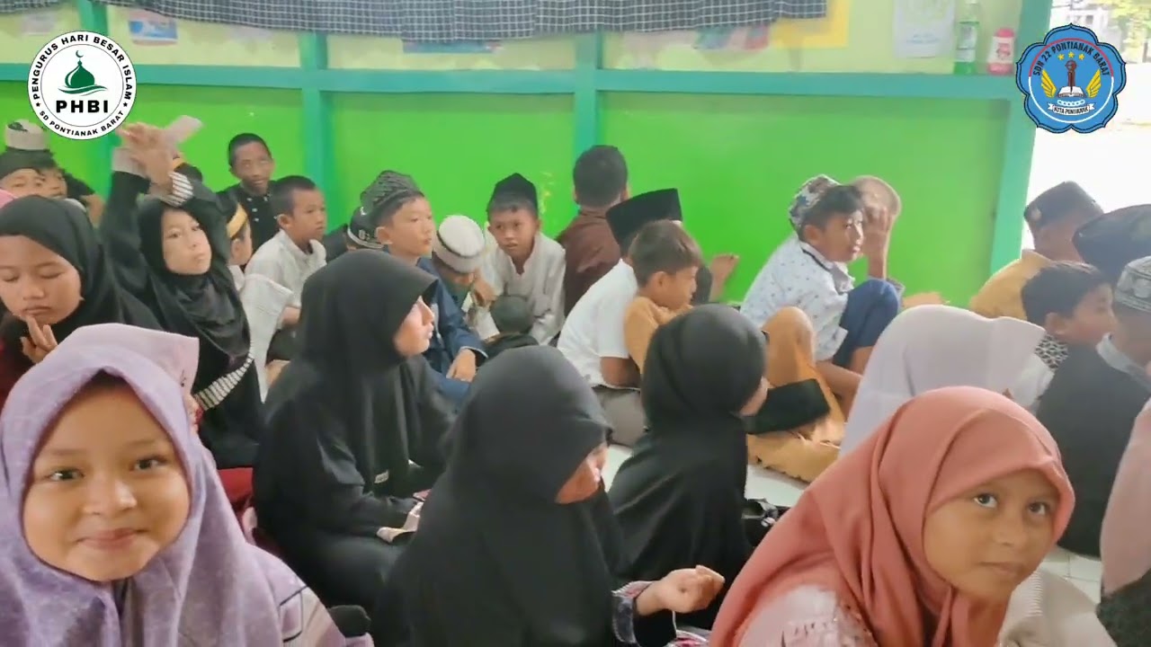 Menyambut Isra Mi'raj SDN 22 Pontianak Barat