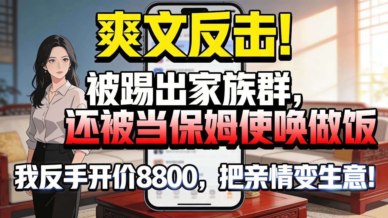【小姑子建家族群把我當外人，老公說別計較形式】她讓我做琥珀排骨送過去，5年隱忍成了笑話，我打印清單明碼標價，8800元賬單拍桌上全家傻眼#人生哲学 #生活經驗 #情感故事 #故事#婚姻#推文