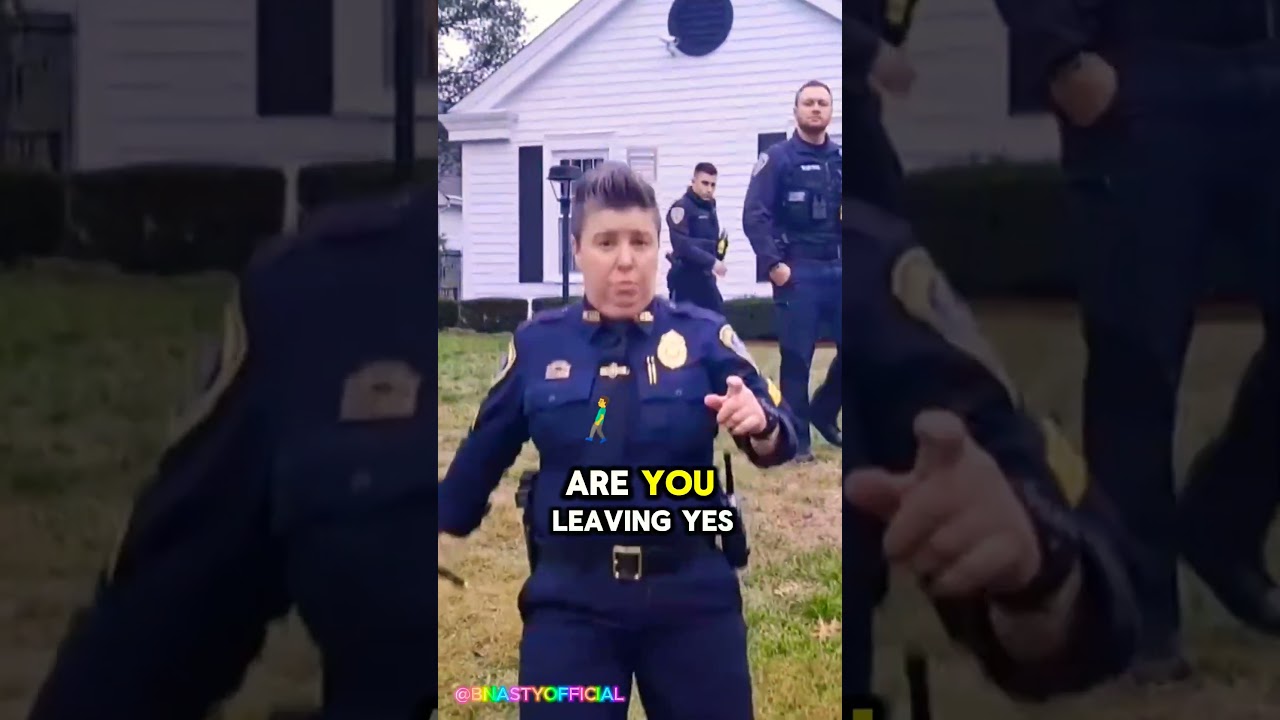 Karen Cop Chases Man Down For Filming On Public Property!🙄