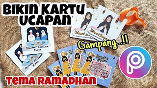 Cara Membuat Kartu Ucapan | Label Ucapan Tema Ramadhan #picsart screenshot 5
