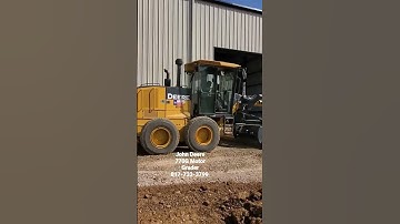 John Deere 770G Motor Grader working a job site #deere #johndeere #deere770 #Grader #blade