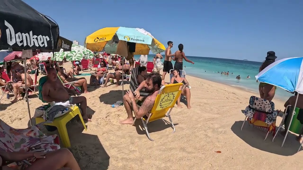 💃 SUNBATHING Beauties 4K Walk | Praia do Rosa, Brazil, Spain| World Coast Vibes (2026)