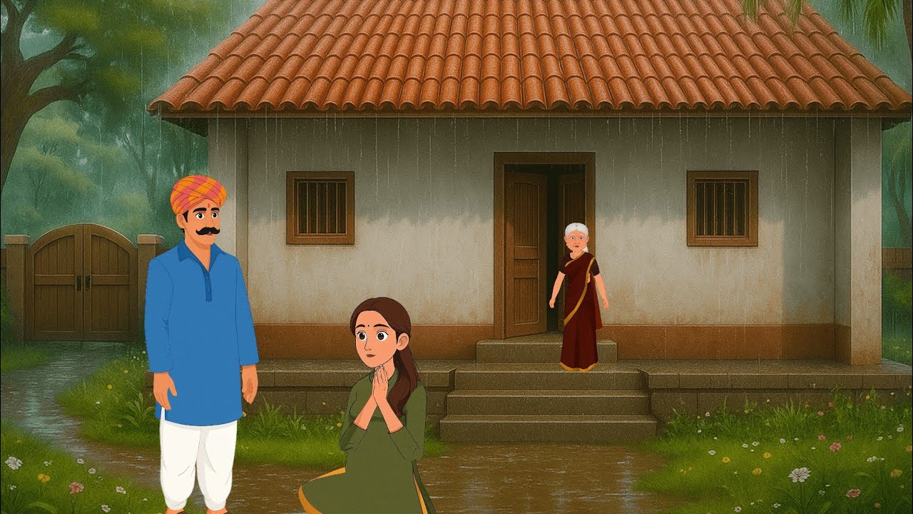 Barish Ma Gao ki Gareeb Ladki Par Padi seth Ki Buri Nazar |Hindi story |Moral storieslCartoon story 