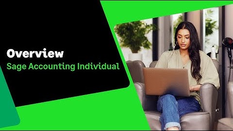 Sage Accounting Individual (UK): Overview