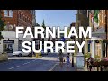 Ref:evHCNCPwksA Farnham town centre, surrey, uk, england    4k hdr