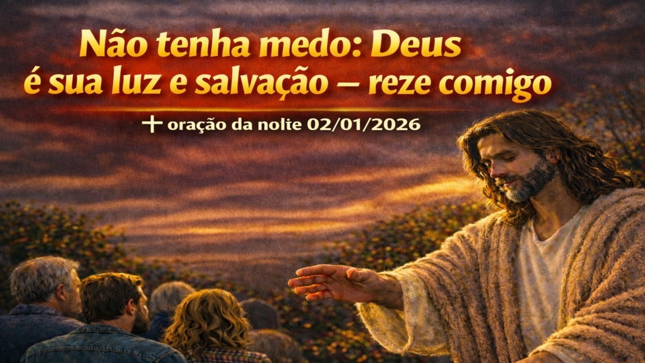 Não tenha medo: Deus é sua luz e salvação - reze comigo e Deus agirá na sua vida ainda hoje