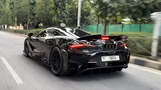 McLaren 765Lt from Dxb in Blr  | Crazy Acceleration and Loud Exhaust😮‍💨 | Hottest car in Bangalore