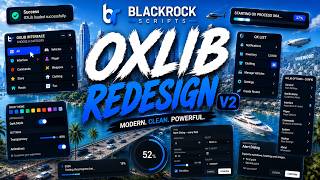 FiveM Ox Lib Redesign V2 🎨 Fully Costumizable UI Pack (ESX/QB/QBOX)