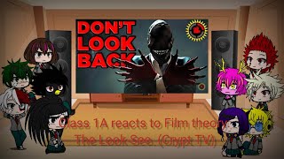 Class 1A reacts to Films Theory: Look-See( Crypt TV)