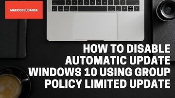 how to disable automatic update windows 10 using group policy limited update  #windows10  #update