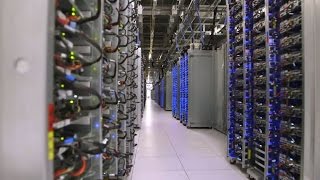 Joe kava, vp of google's data center operations, gives a tour inside
google center, and shares details about the security, sustainability
core...