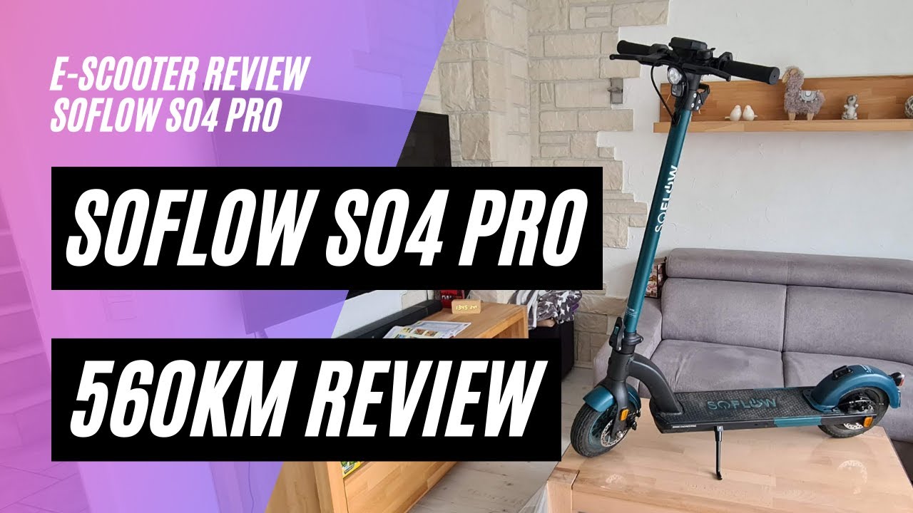 🛴 Soflow So4 Pro 🔍 Review nach ca. 560km (48V, 10,5AH, 500W,  Getriebemotor) 