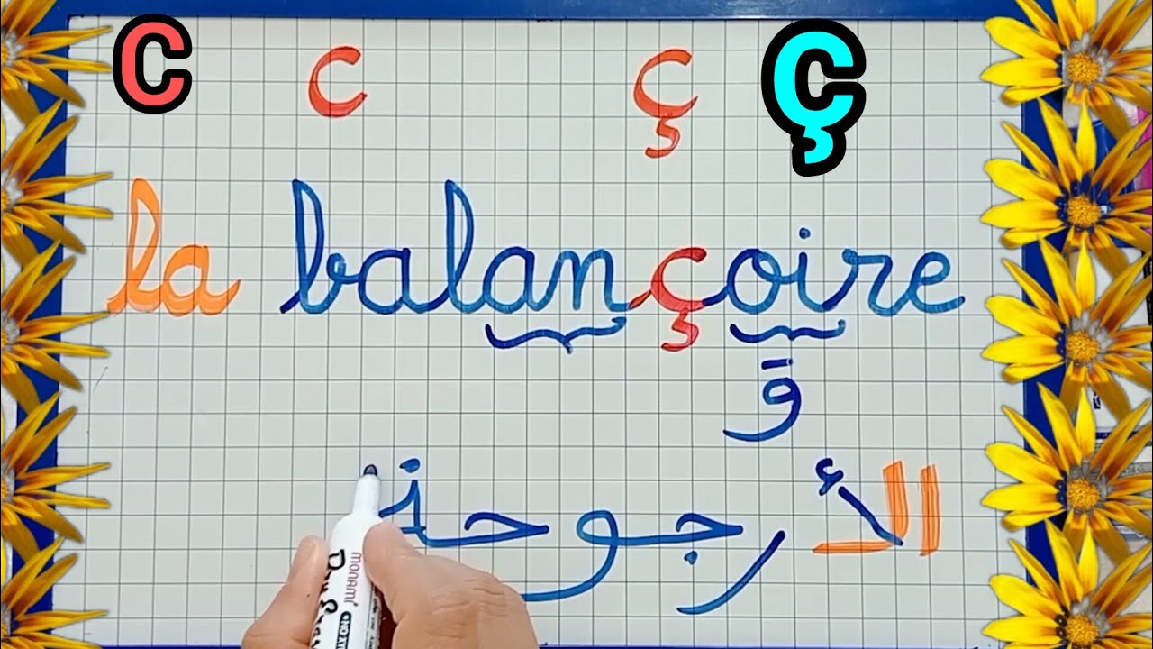 الدرس53:تعرف على أشكال الحرف(c)وكيف تنطق/كيف ننطق( ç)/تعلم اللغة الفرنسية للمبتدئين