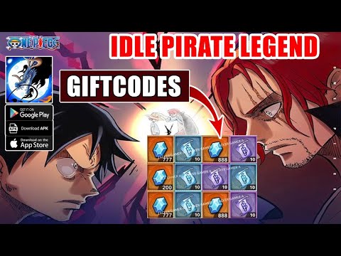 Idle Pirate Legend & 9 New Giftcodes Gameplay - One Piece Idle RPG Android  Game 