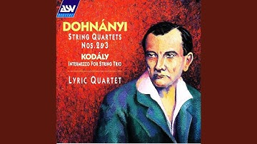 Dohnányi: String Quartet No. 3 in A minor, Op. 33 - 1st movement: Allegro agitato e appassionato