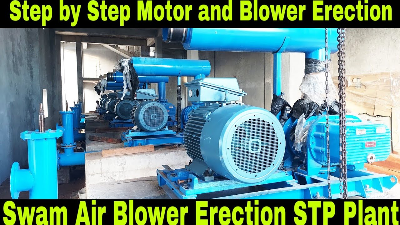 Swam Air Blower Motor Installation Motor Fitting for Air Blower