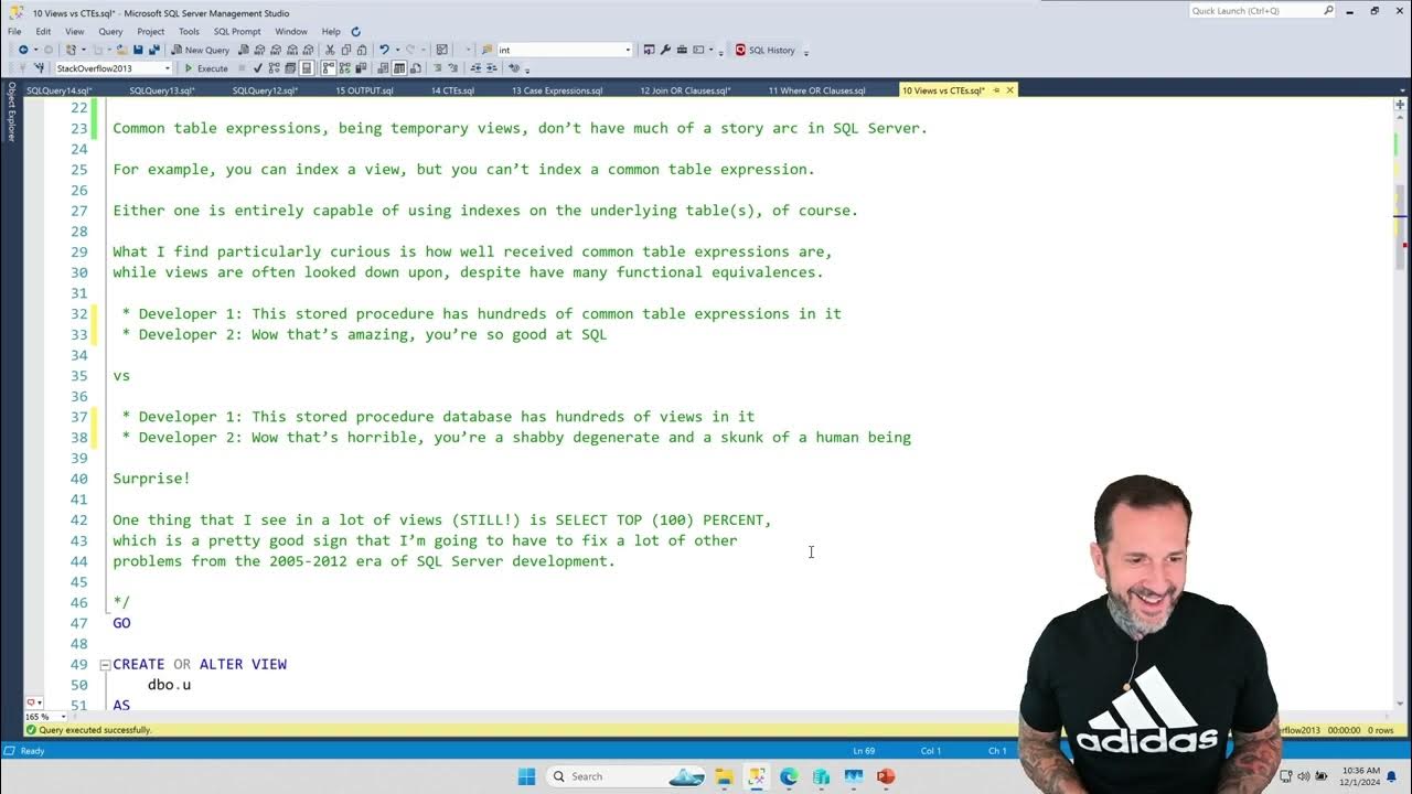 How To Write SQL Server Queries Correctly: Views vs Common Table ...