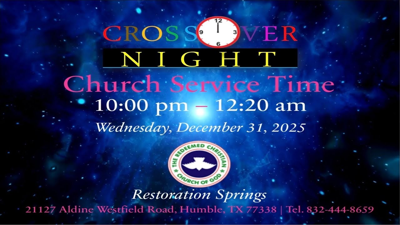 Crossover Night Service - December 31st 2025 - YouTube
