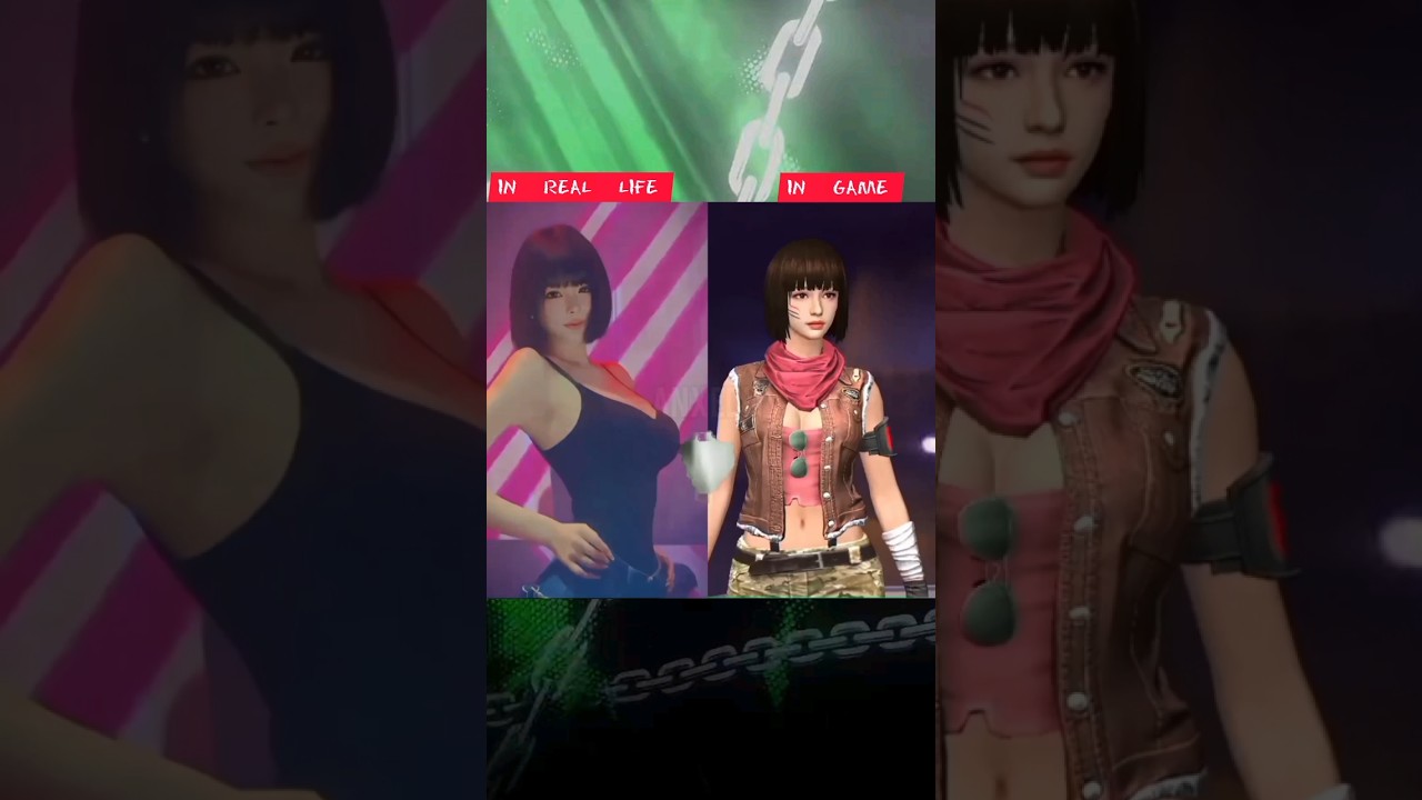 Kelly in Real-life and game😏 