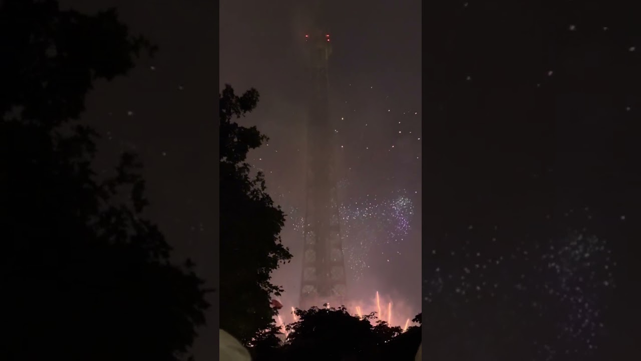 Bastille Day Eiffel Tower Fireworks July 14 2025 Paris France