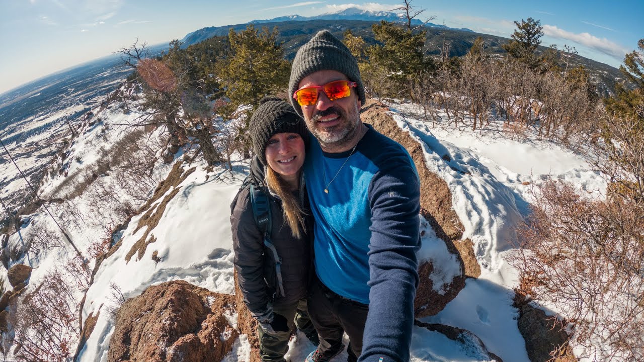 Mount Raspberry Colorado Winter Hiking in Monument, Colorado - Herman and Raspberry Mountain ...