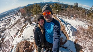 Winter Hiking in Monument, Colorado - Herman and Raspberry Mountain Loop